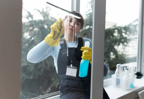 Nettoyage de vitres intérieures et extérieures à Villechenève